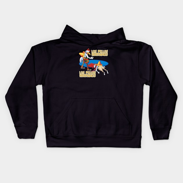 Los Pollos Hermanos Cartoons Kids Hoodie by BeeFest